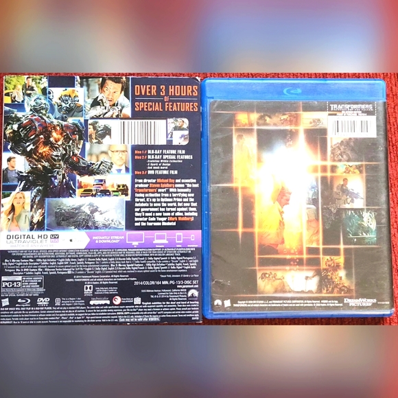 Transformers Age of Extinction & Transformers Revenge of the Fallen Blu-Ray Disc - Picture 3 of 9
